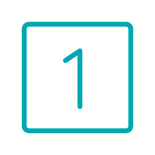 number-square-one-thin