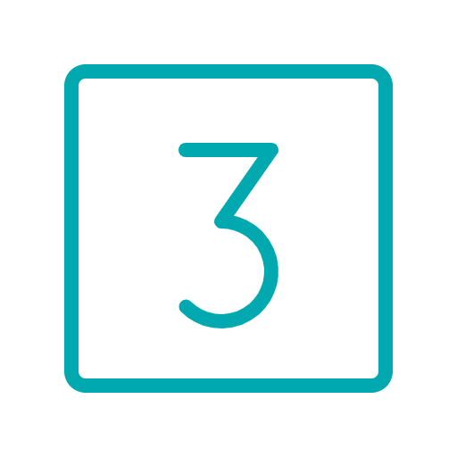 number-square-three-thin