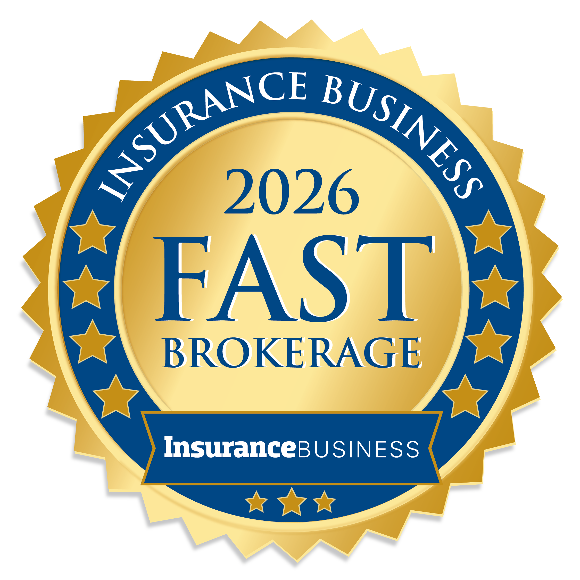 Insurance Business Fast Brokerages 2026 Medal awarded to Strata Insurance Solutions